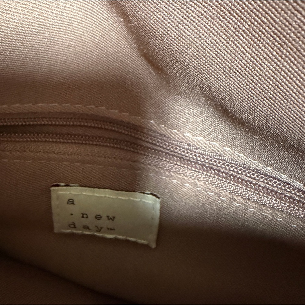 A New Day Faux Snakeskin Crossbody Bag | Brown & Tan | Adj Strap - Picture 12 of 13